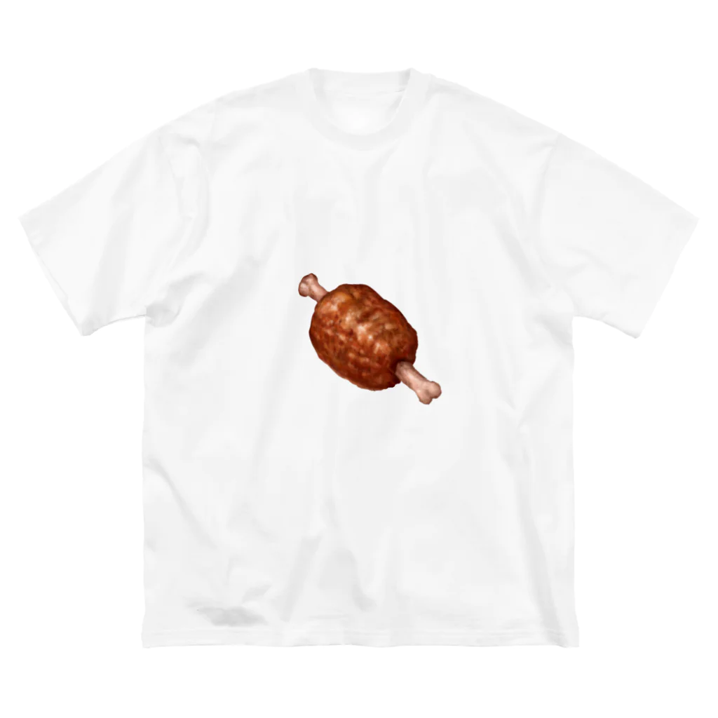 夏のどんぶり(ドンブリ)　ブラザーズ【ドンブラ】の肉 ビッグシルエットTシャツ