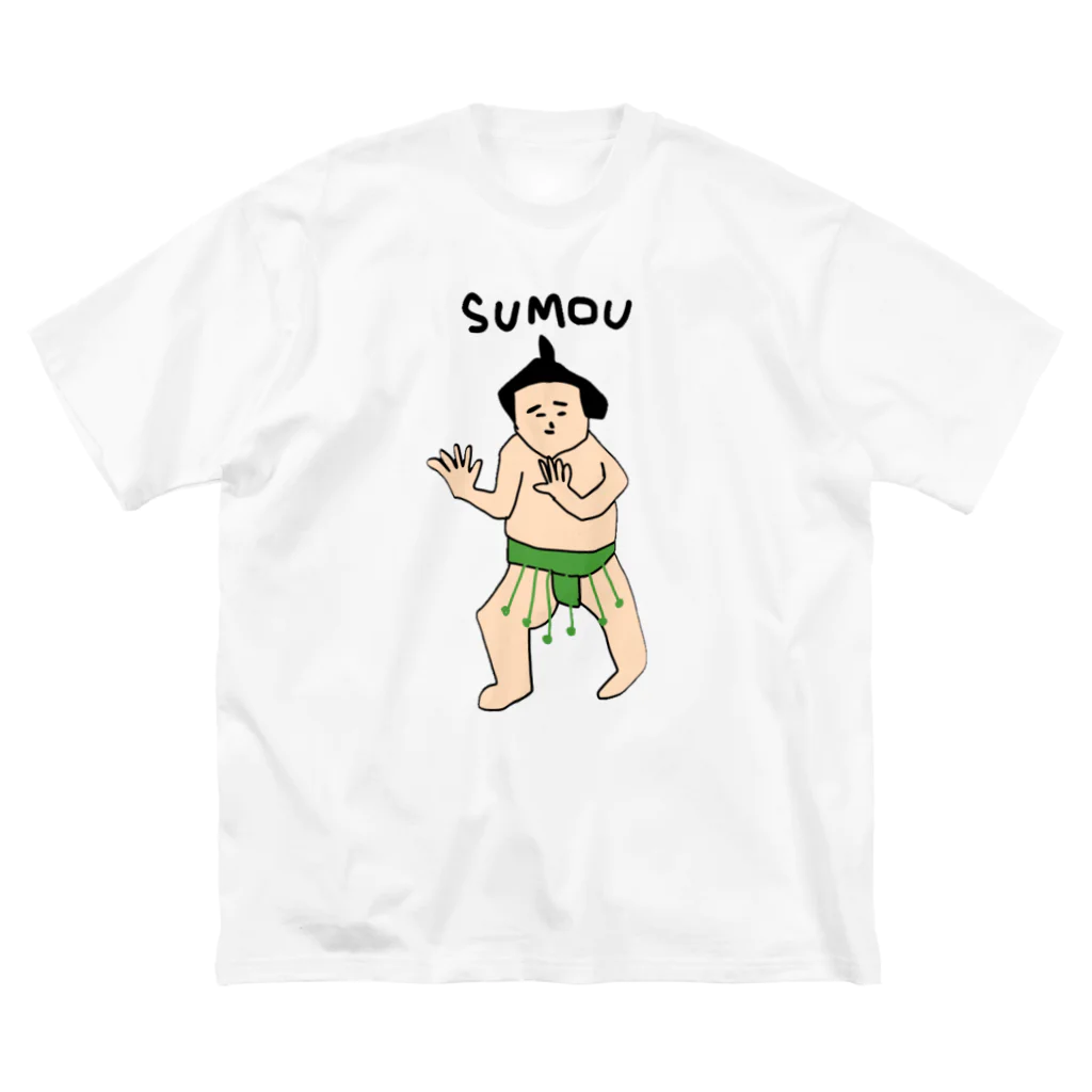 壮平シールのすもうsumou ビッグシルエットTシャツ