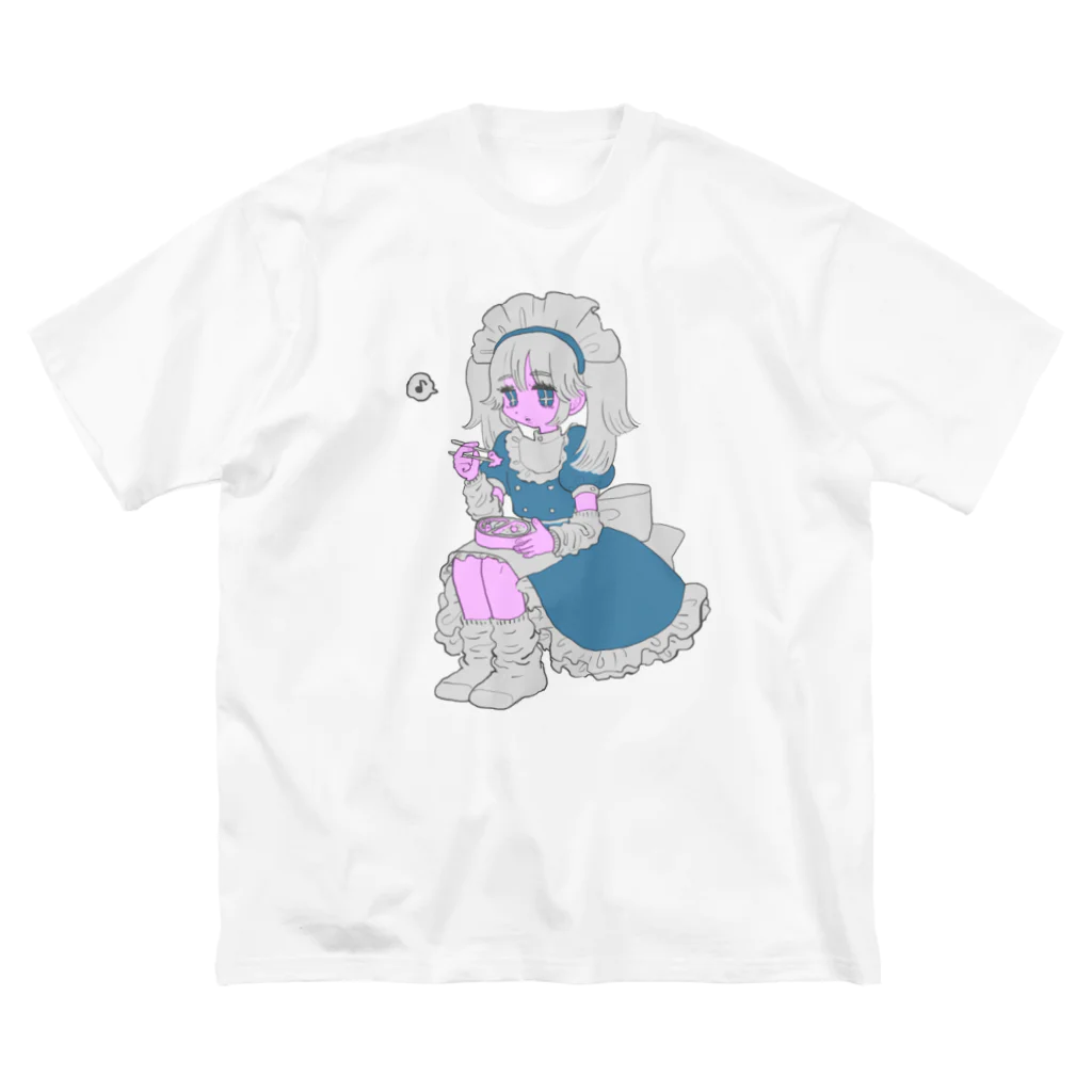 しいた(ハイパー)のおべんとメイドちゃん ビッグシルエットTシャツ