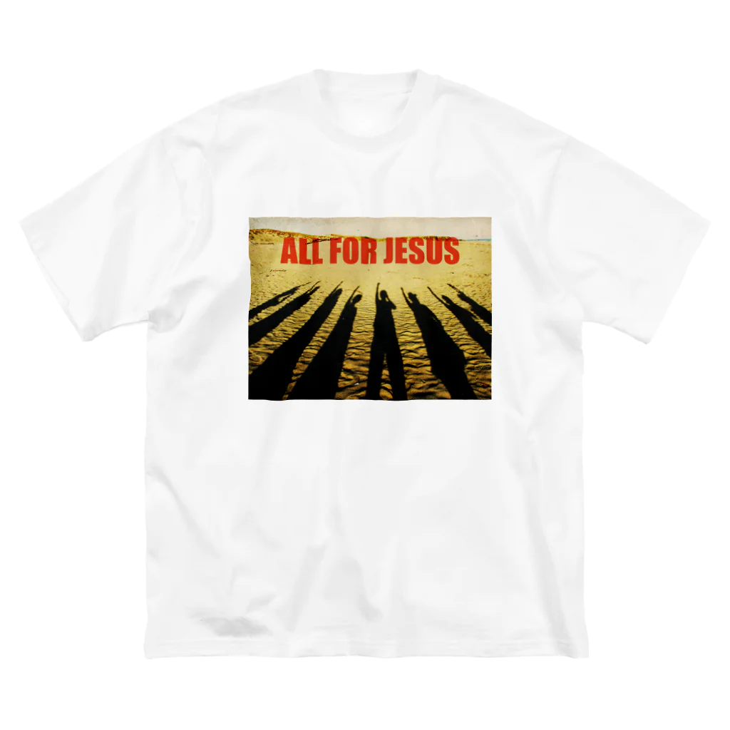 uznのALL FOR JESUS ビッグシルエットTシャツ