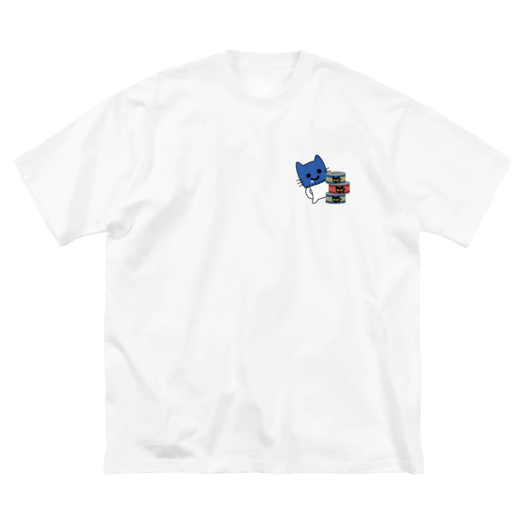 マスクにゃんニュースのくいしん坊 マスクにゃん Big T-Shirt