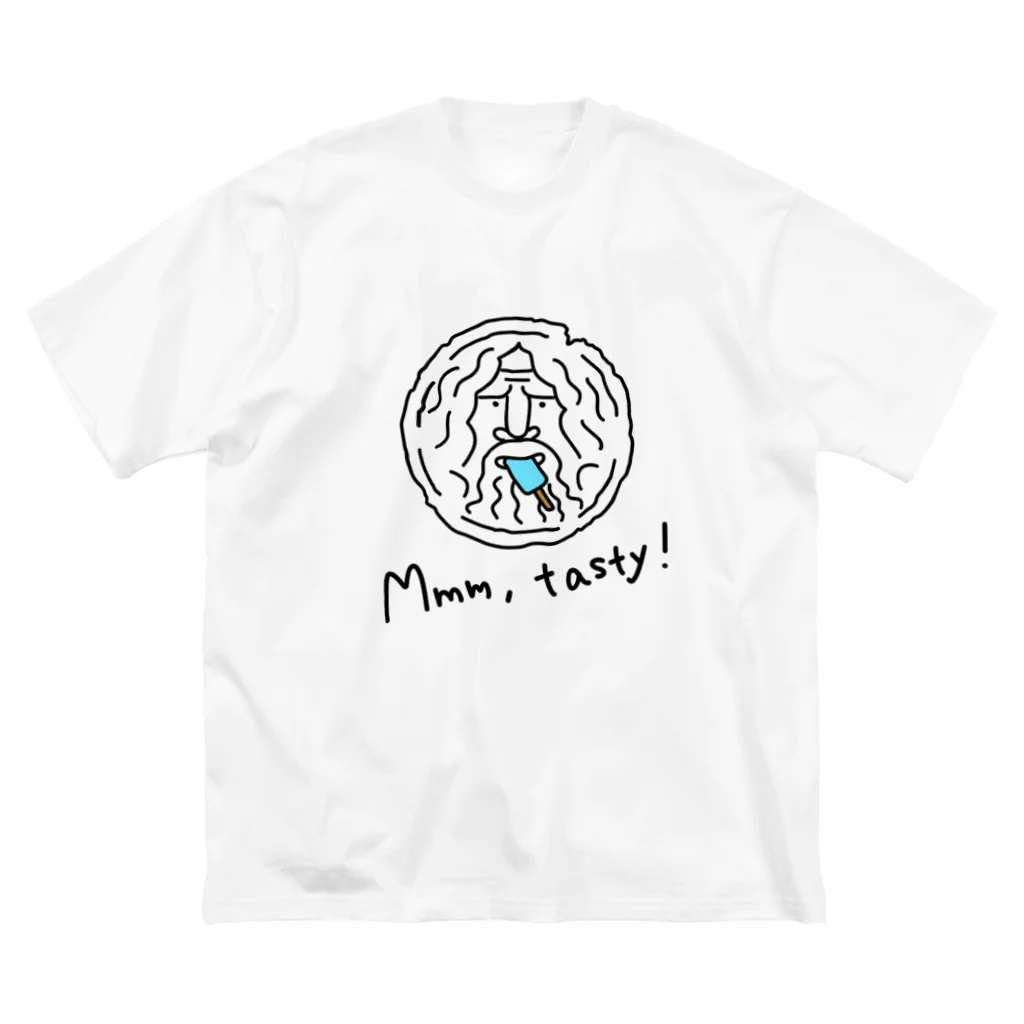 モリチエコの初めての味　ソーダアイス　Mouth of truth 真実の口 Big T-Shirt