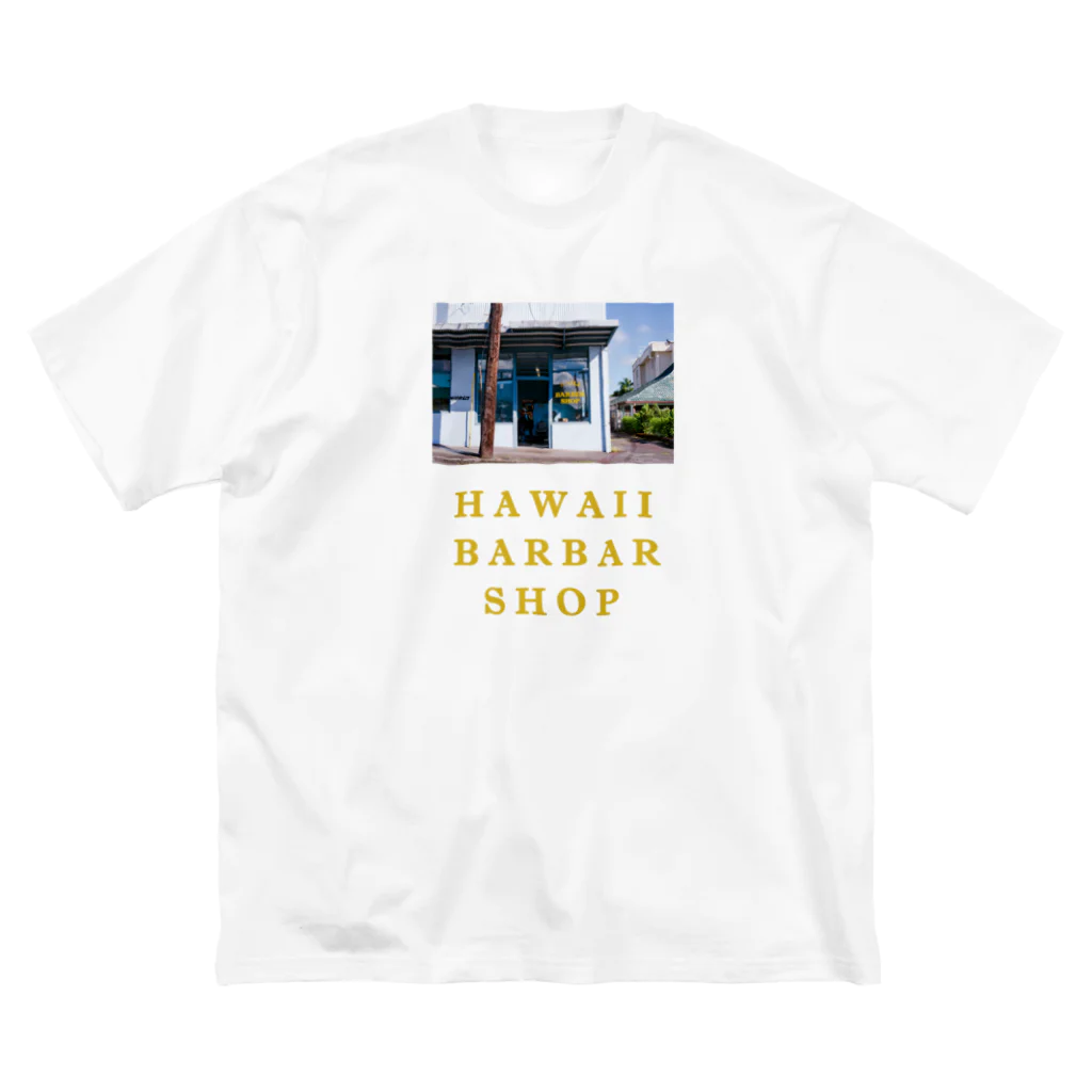 kozyのバーバーショップ T shirt ビッグシルエットTシャツ