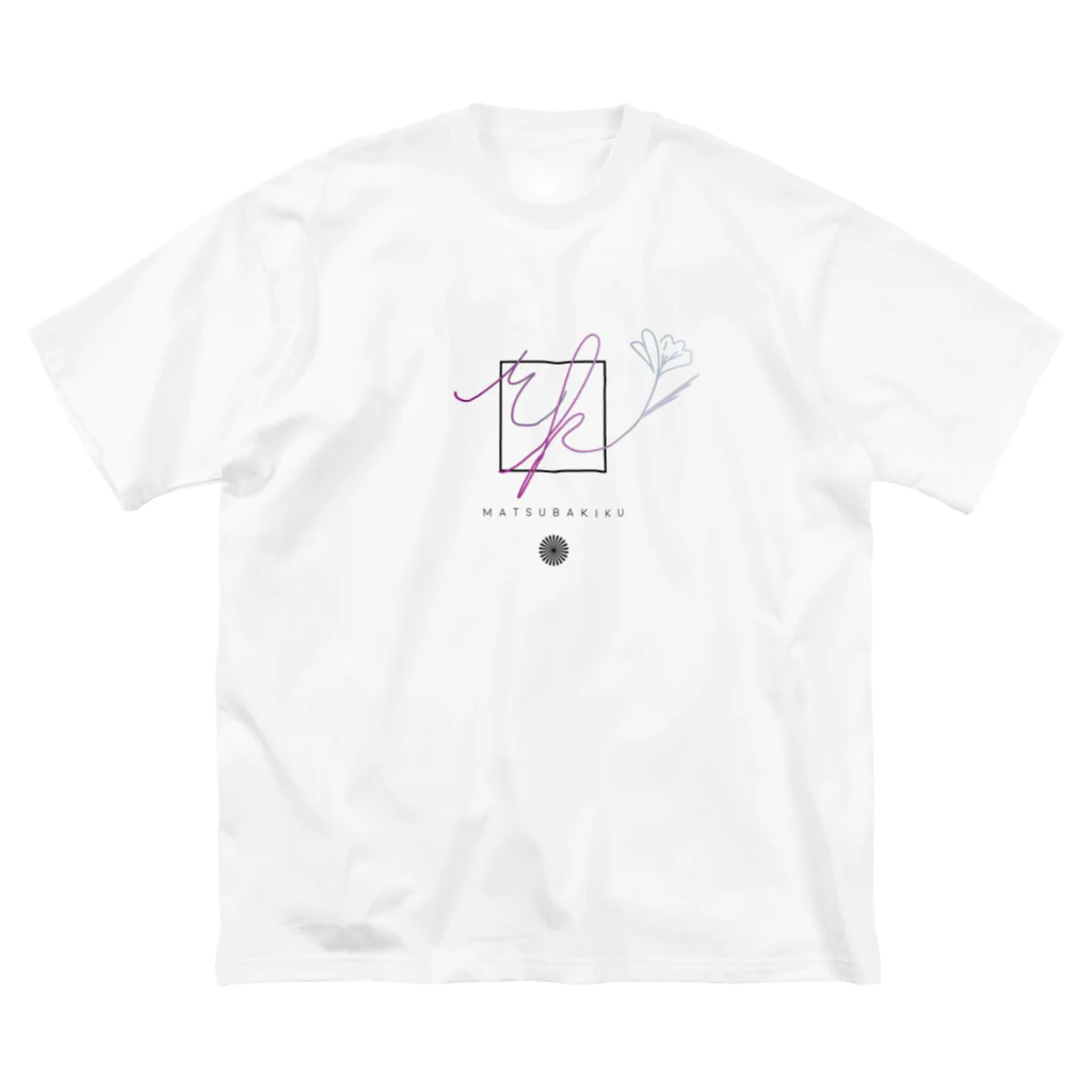 松葉菊@Vrapperの松葉菊 ロゴデザイン ビッグシルエットTシャツ