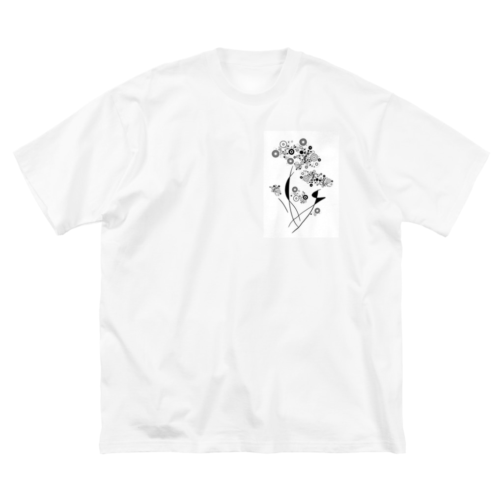 シンプルな花 Teateaのビッグシルエットtシャツ通販 Suzuri スズリ