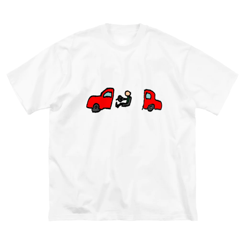 たなぴーSHOPの高速道路を走行中思いっきりバックギアに入れてみた（笑） 루즈핏 티셔츠
