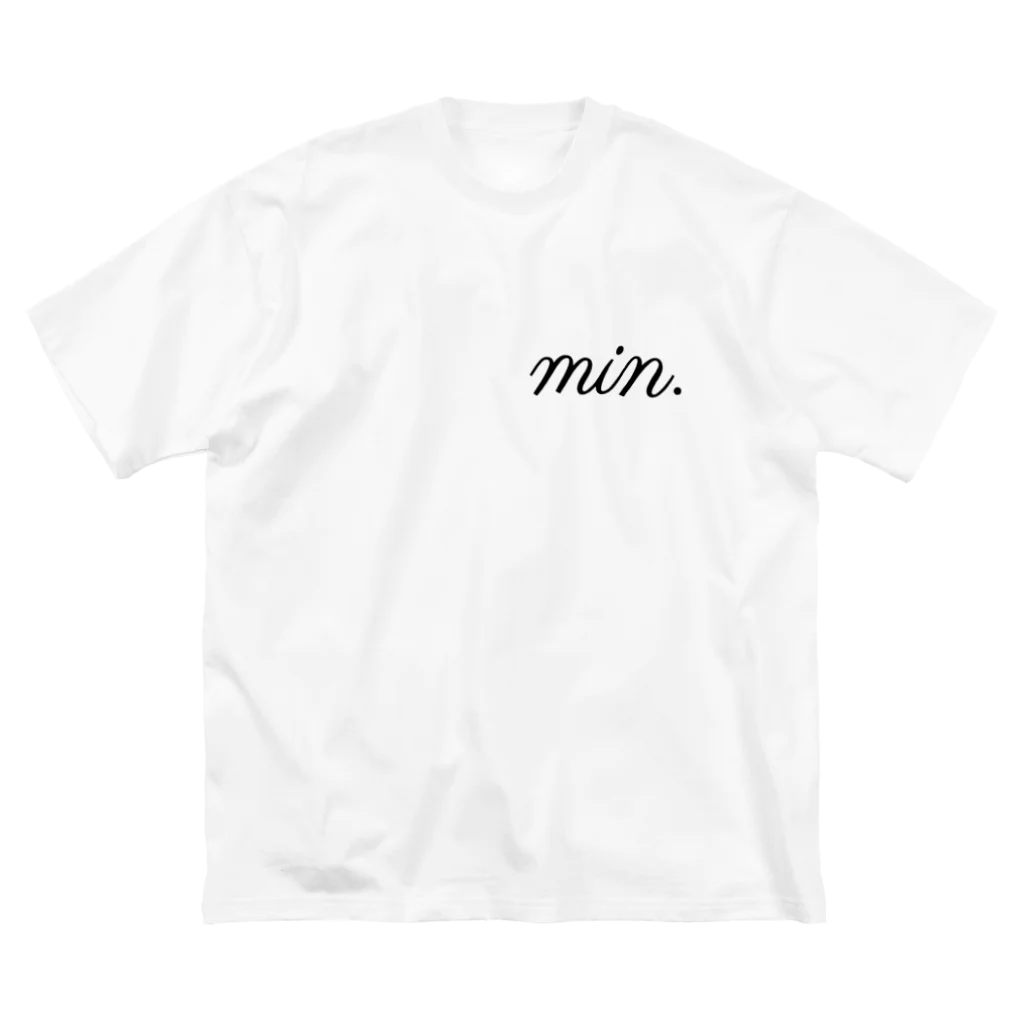 min.のnew シンプルロゴ Big T-Shirt