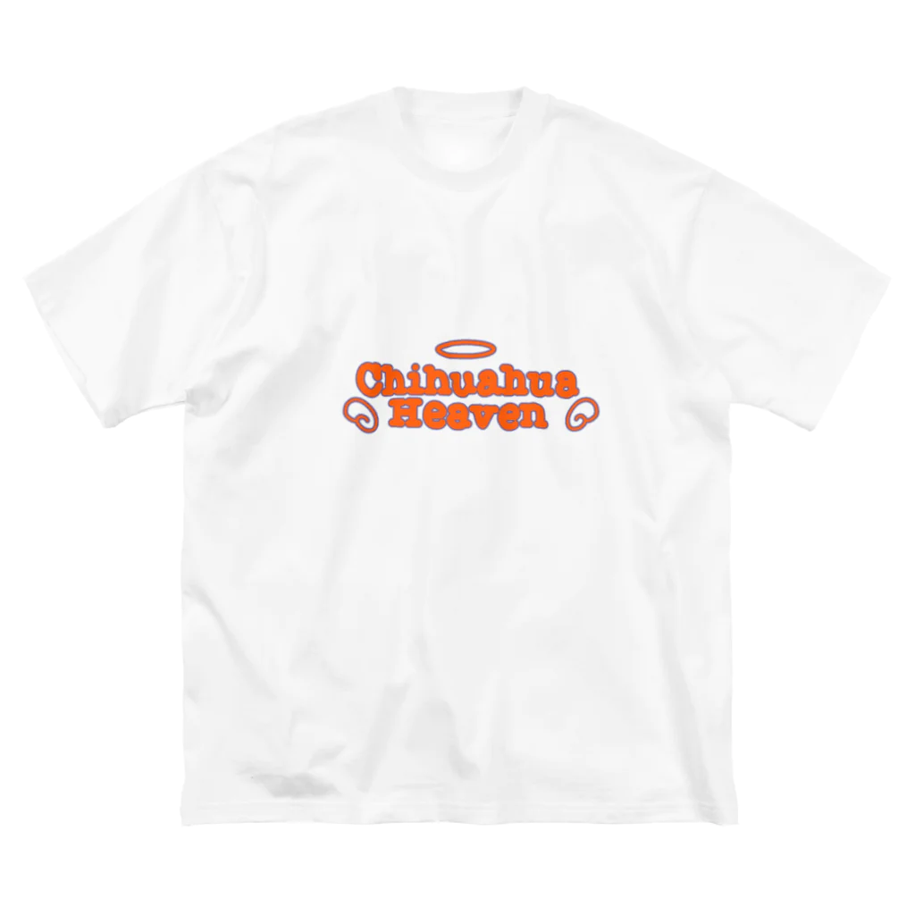 (◐ㅈ◐)のChihuahua Heaven ORANGE ビッグシルエットTシャツ
