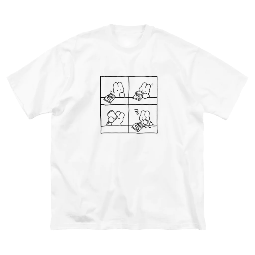 nsnのCHIPS ビッグシルエットTシャツ