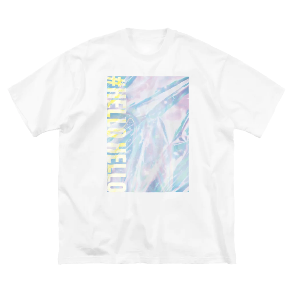 Flamingo worksの#HELLO HELLO ビッグシルエットTシャツ