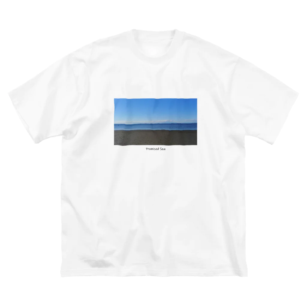 笹山農園の約束の海、秘密の遊び（表裏） ビッグシルエットTシャツ