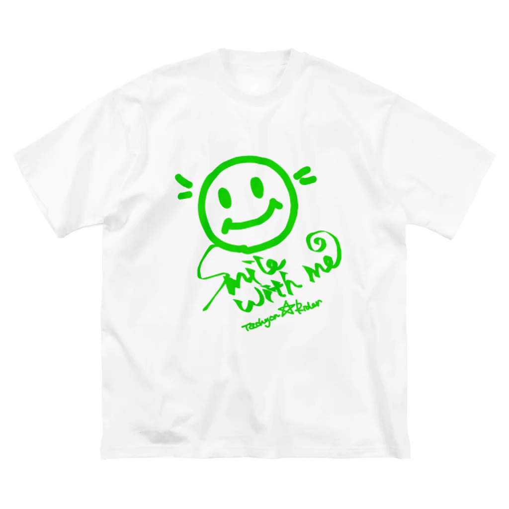 タキオン✩ライダー✩ラボのSmile with me【みどり】 ビッグシルエットTシャツ