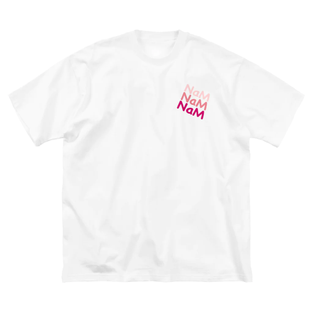 NaMのNaMナナメ ビッグシルエットTシャツ