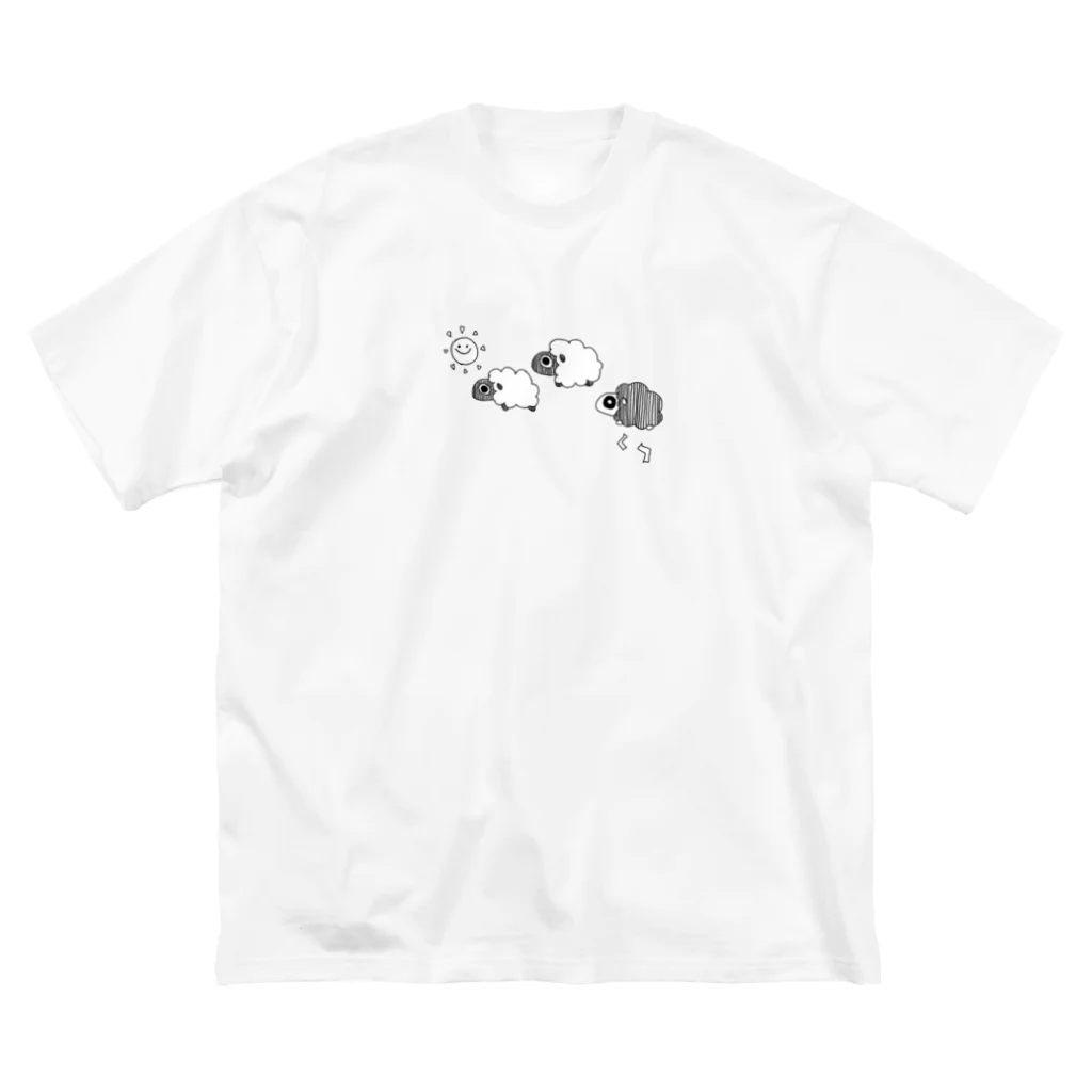 うめぼしのお天気羊くん ビッグシルエットTシャツ