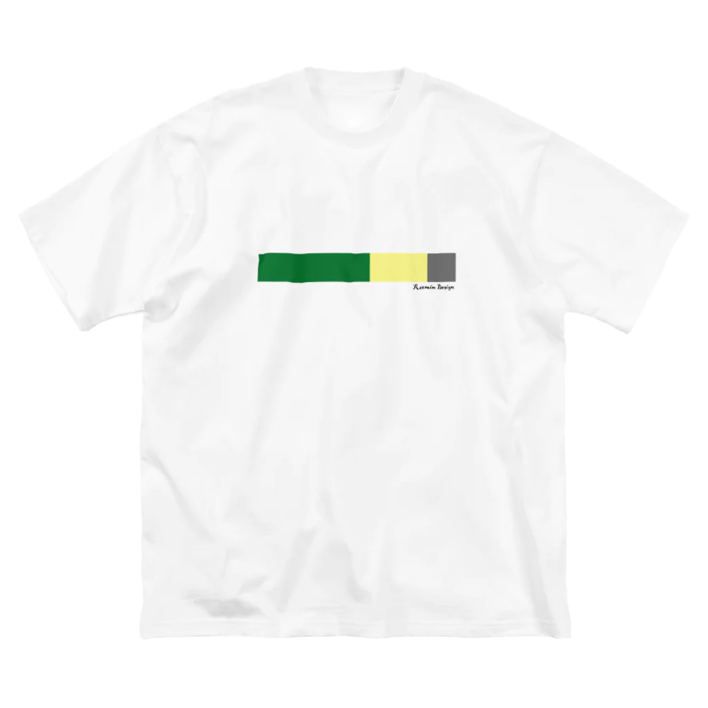 ReeminDesignのborder-GLG ビッグシルエットTシャツ