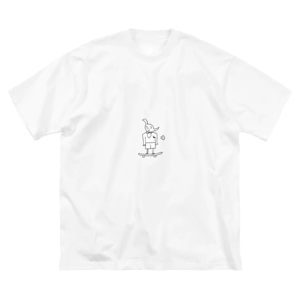 KAKANAI・ASHIのスケボー探偵くん Big T-Shirt