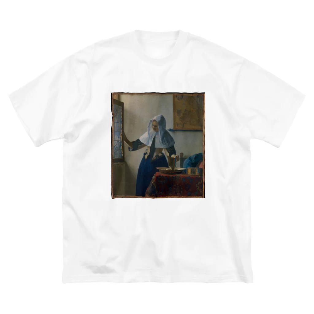 Marie Marie/マリー・メアリーの絵画Tシャツ ビッグシルエットTシャツ