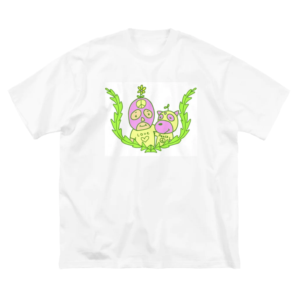 Reborn：ゴロえもんのLove＆Peace ビッグシルエットTシャツ