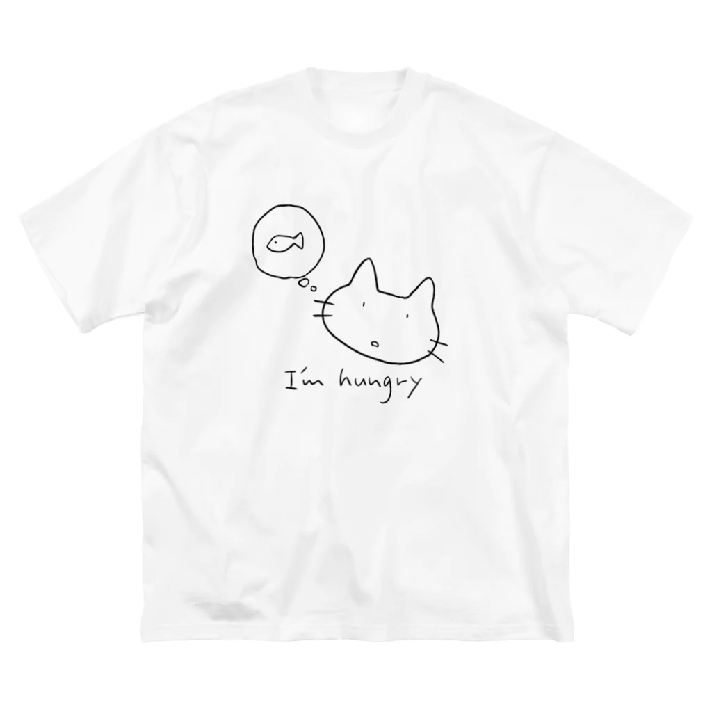 おにゃんこぽんのおみせのはらぺこねこ ビッグシルエットTシャツ