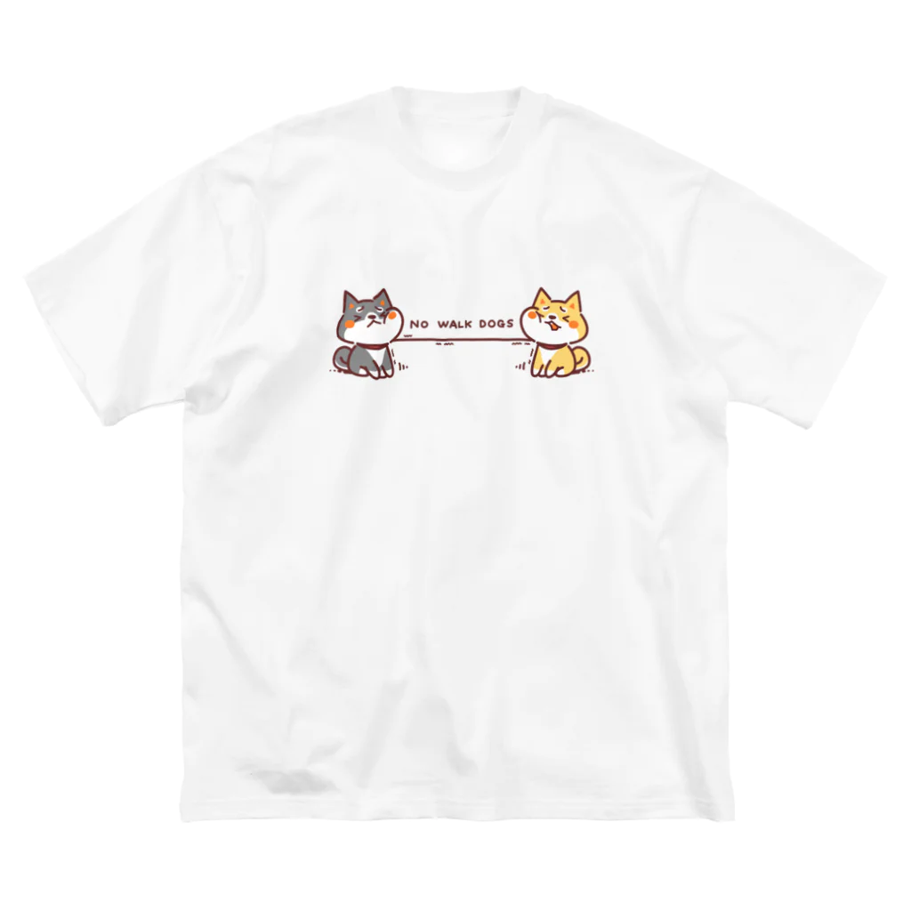 つくし日和のNO WALK DOGS Big T-Shirt