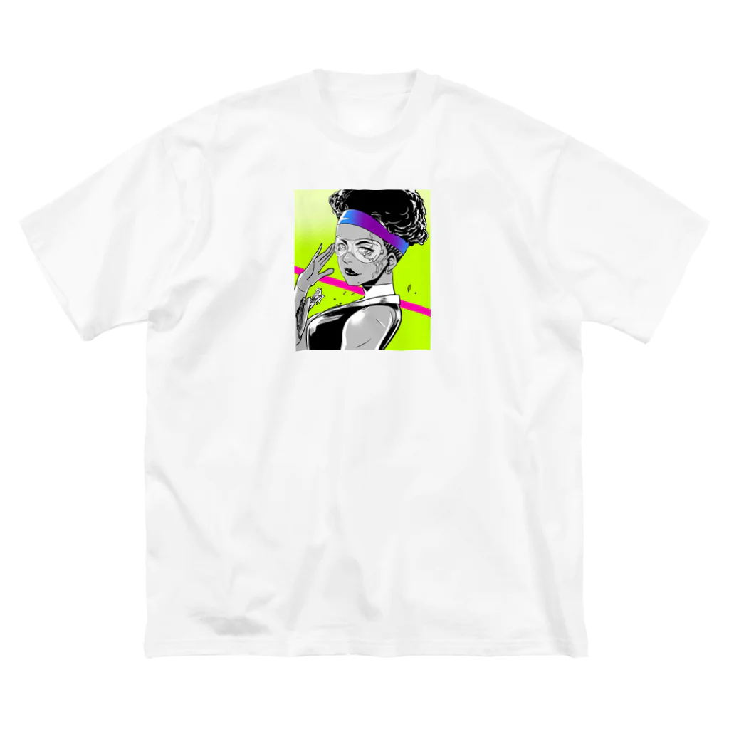 Naoki NagoyaのCyberpunkgirl サイバーパンク  Big T-Shirt