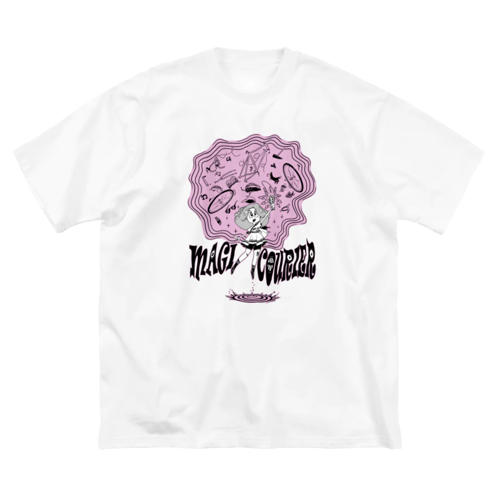 nidan-illustrationの“MAGI COURIER” pink #1 Big T-Shirt