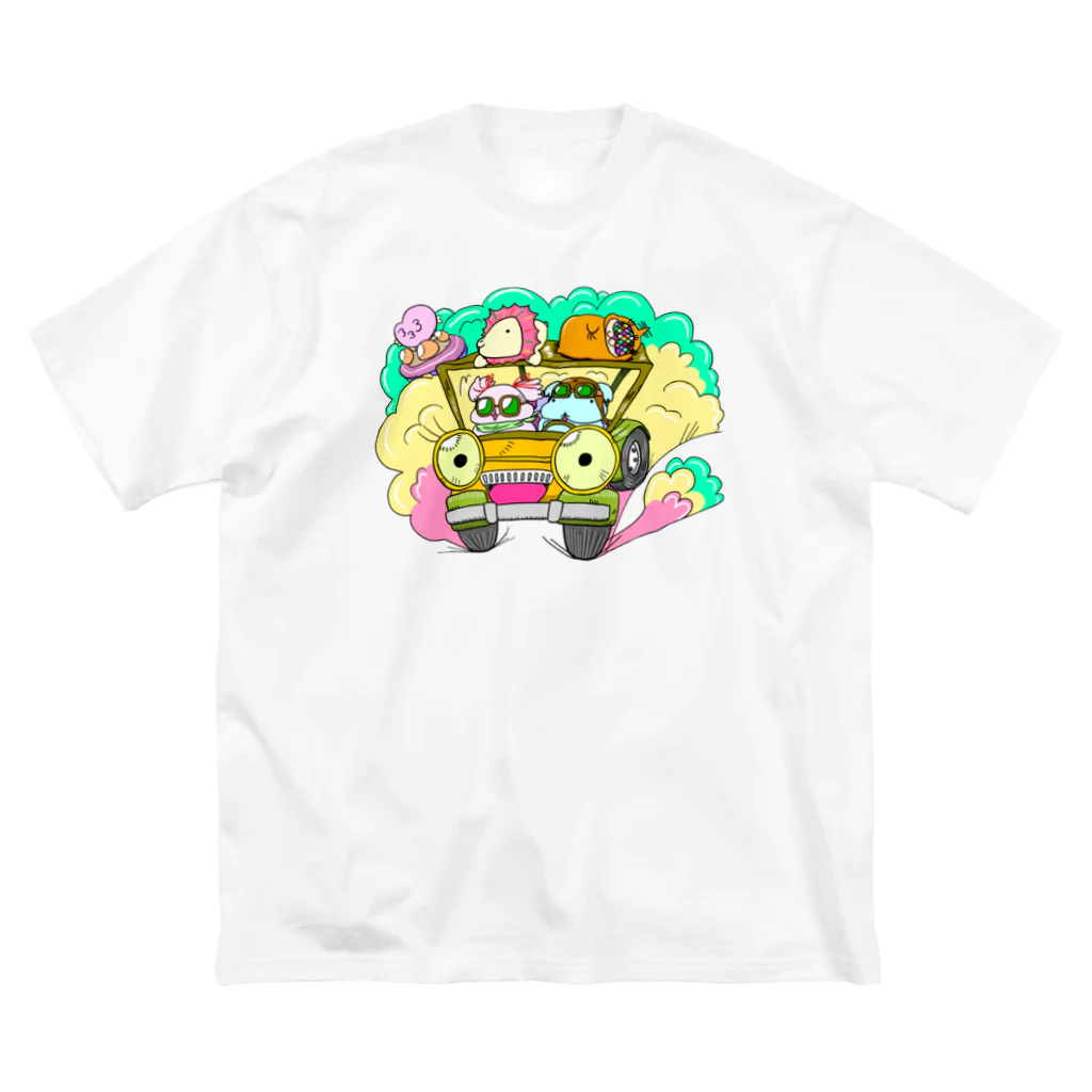 まるちょ屋のドライブしちゃうよ。【カラー版】 ビッグシルエットTシャツ