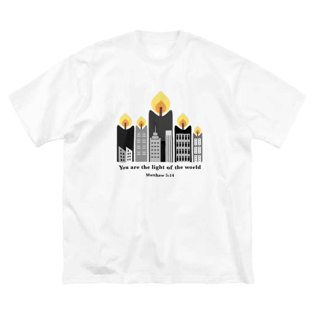 KototoSの"You are the light of the world"  ビッグシルエットTシャツ