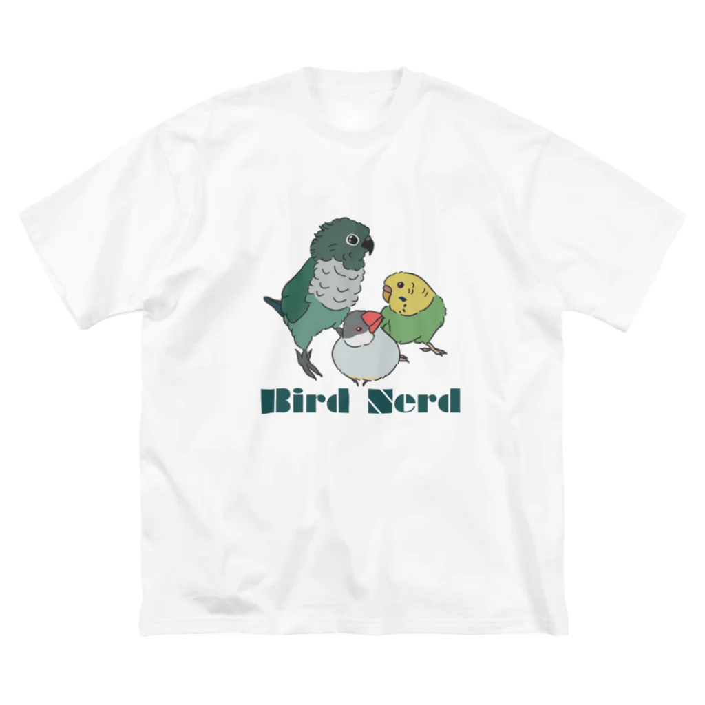 toritoridoriのBIRD NERD ビッグシルエットTシャツ