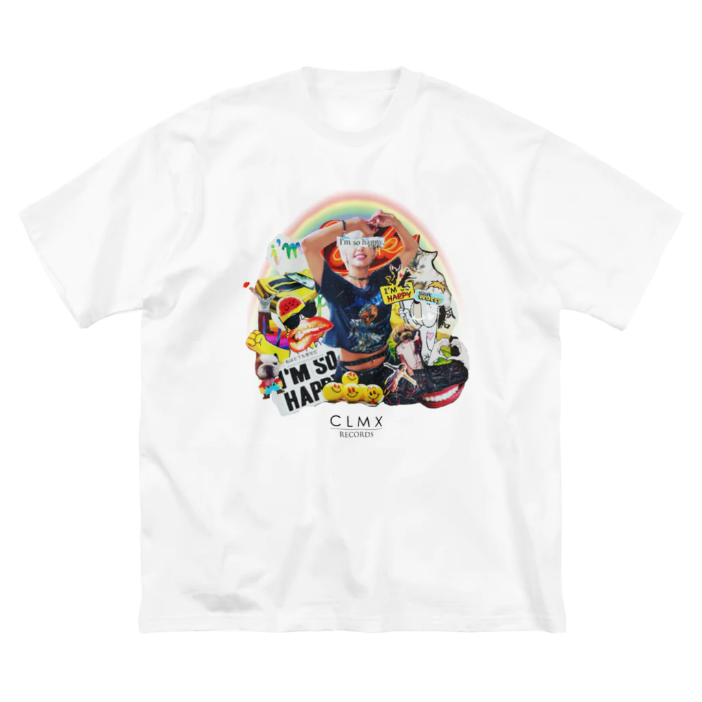 CLMX GOODS "2024"の"I'm So HAPPY" WEAR from Next Level(s) ビッグシルエットTシャツ