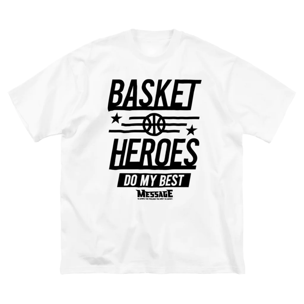 MessagEのBAKSET HEROES ビッグシルエットTシャツ