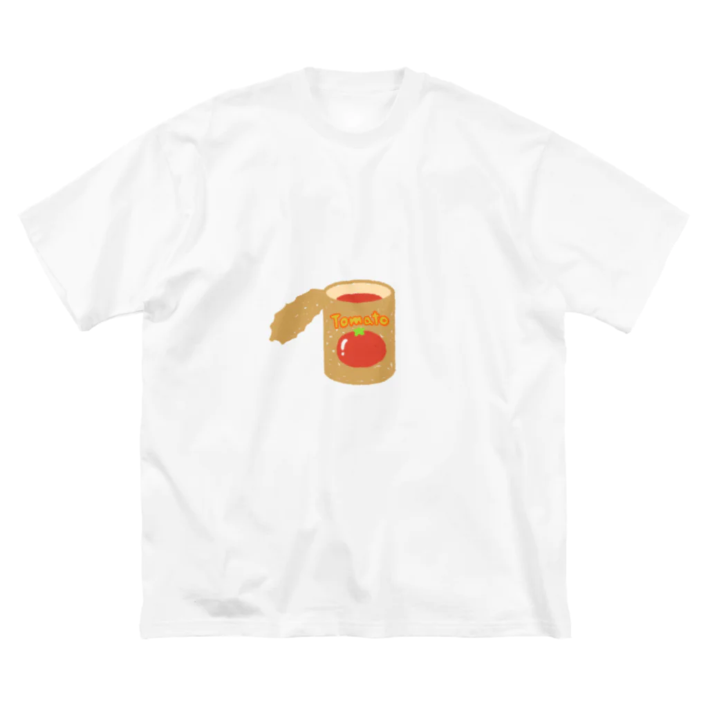 MilkyyのTomato缶 ビッグシルエットTシャツ
