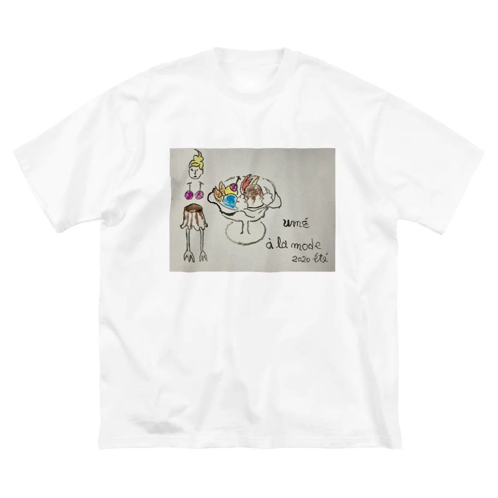 atelier-ckのぷりんあらもーど ビッグシルエットTシャツ