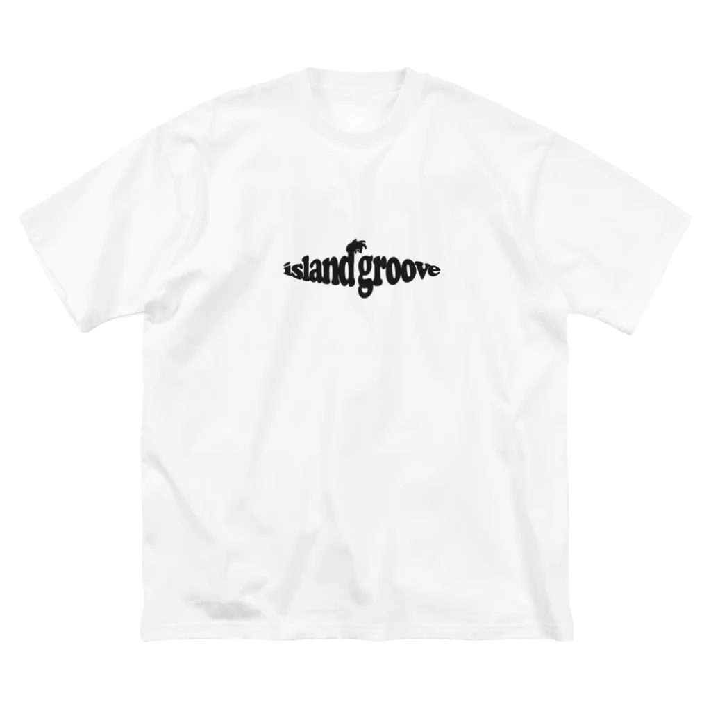 island grooveのBLACK INK ビッグシルエットTシャツ