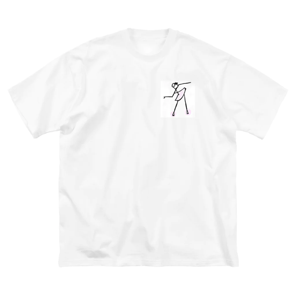 SouTenu.のバレエの子 ビッグシルエットTシャツ