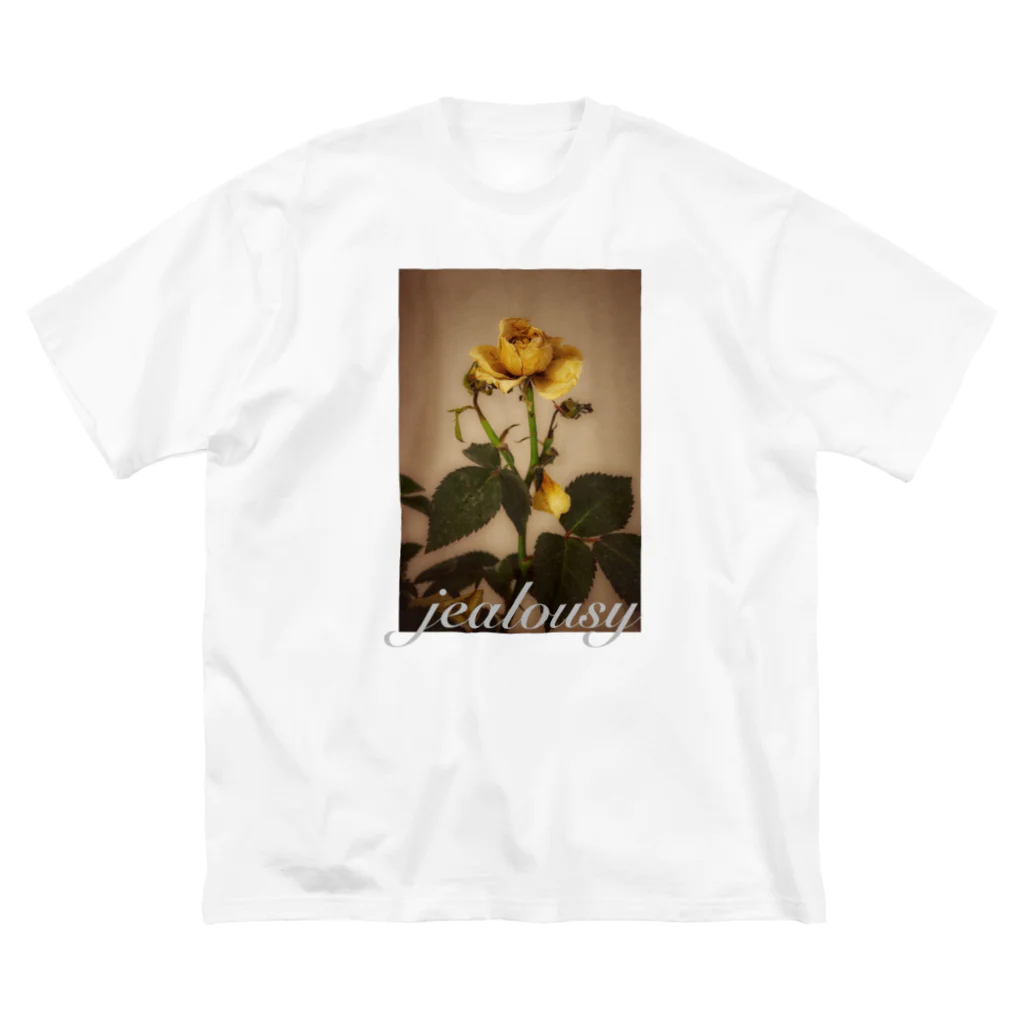 みのjealousy 黄薔薇 ビッグシルエットTシャツ