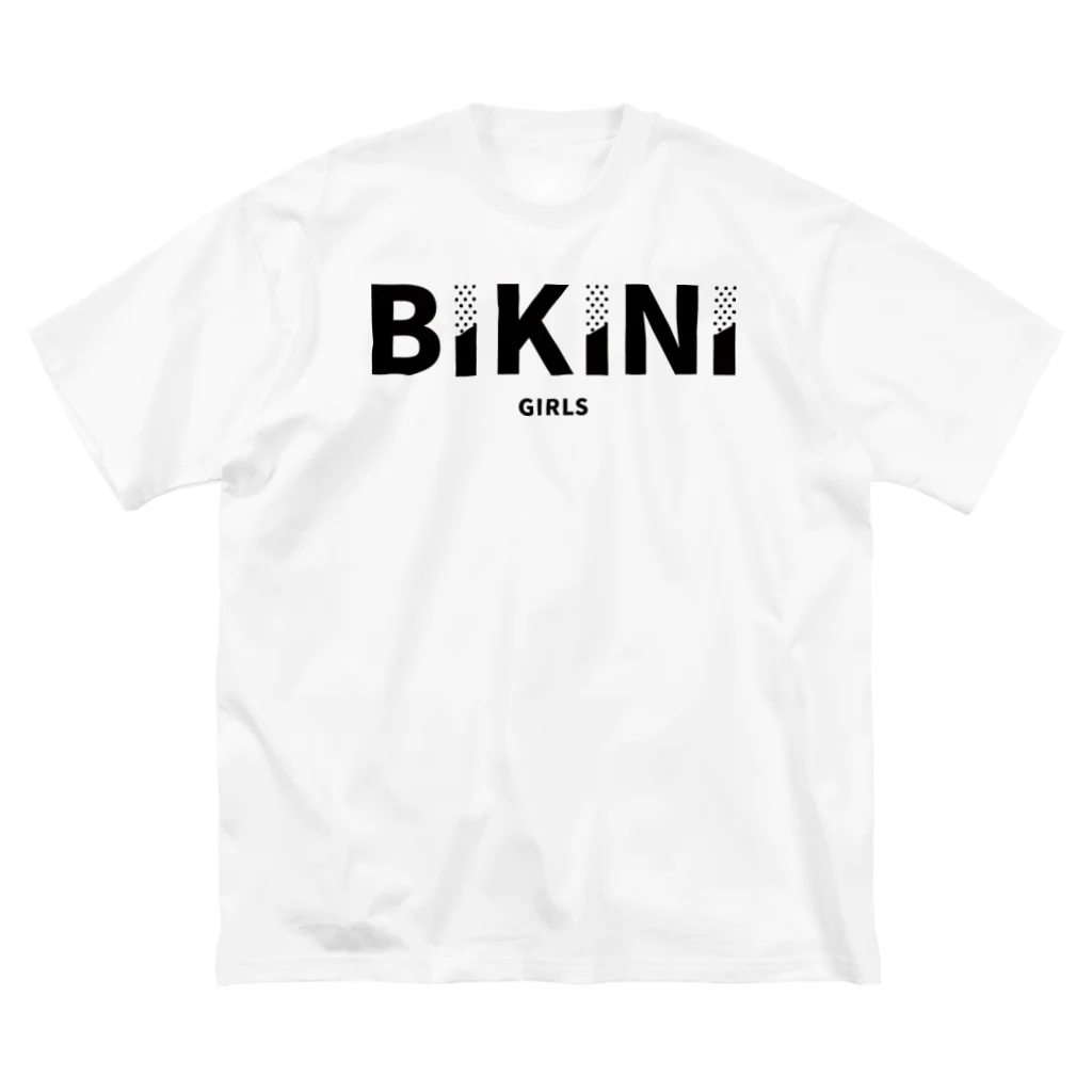 8anna storeのBIKINI GIRLS／ビキニガールズ　テキストバージョン ビッグシルエットTシャツ