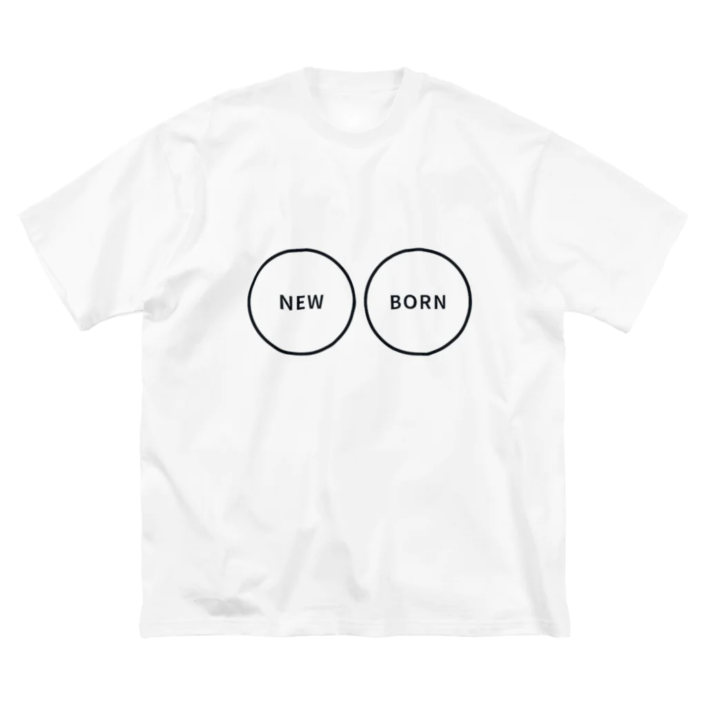 Shut upのNEW BORN ビッグシルエットTシャツ