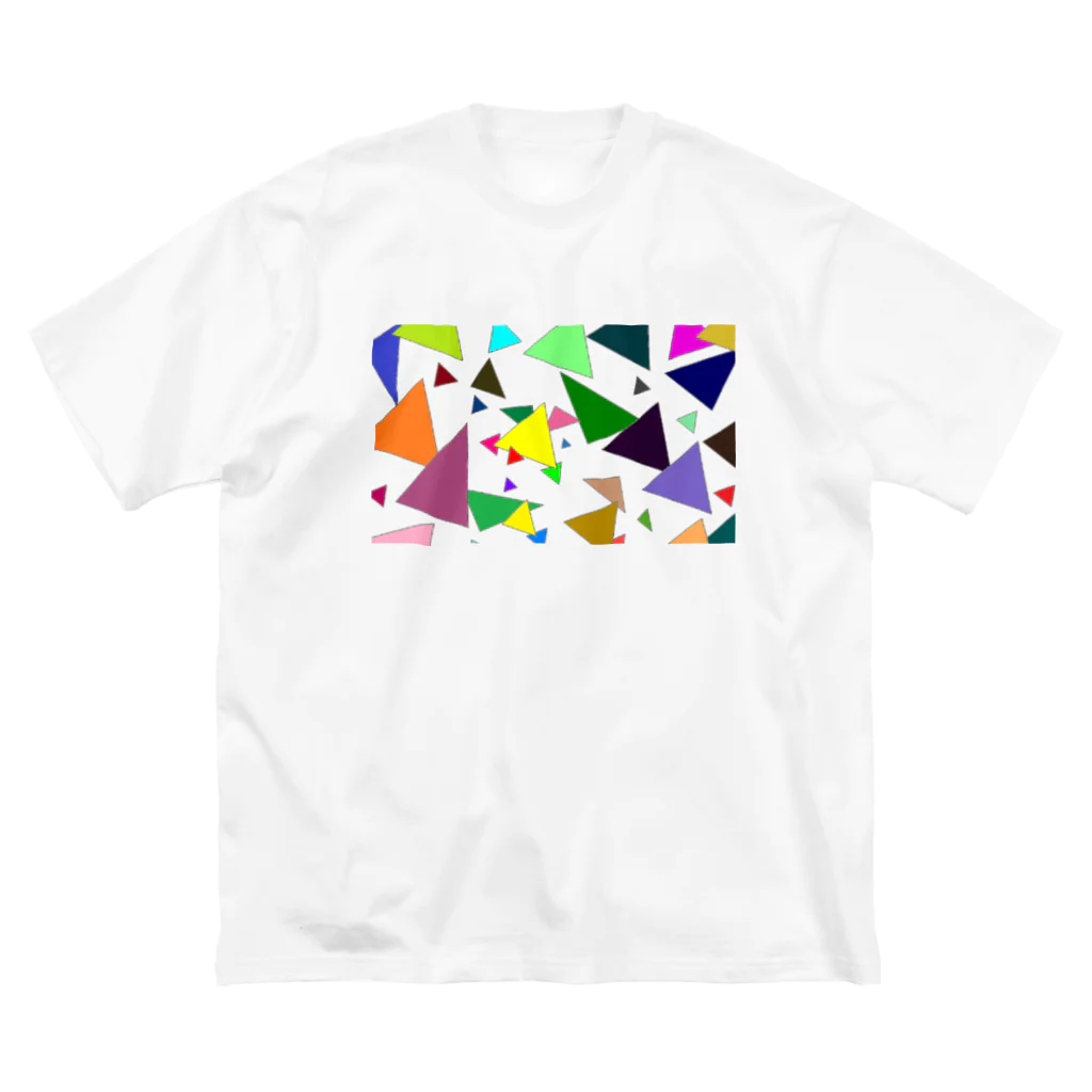 でおきしりぼ子の実験室のTrianglez_ｗ ビッグシルエットTシャツ