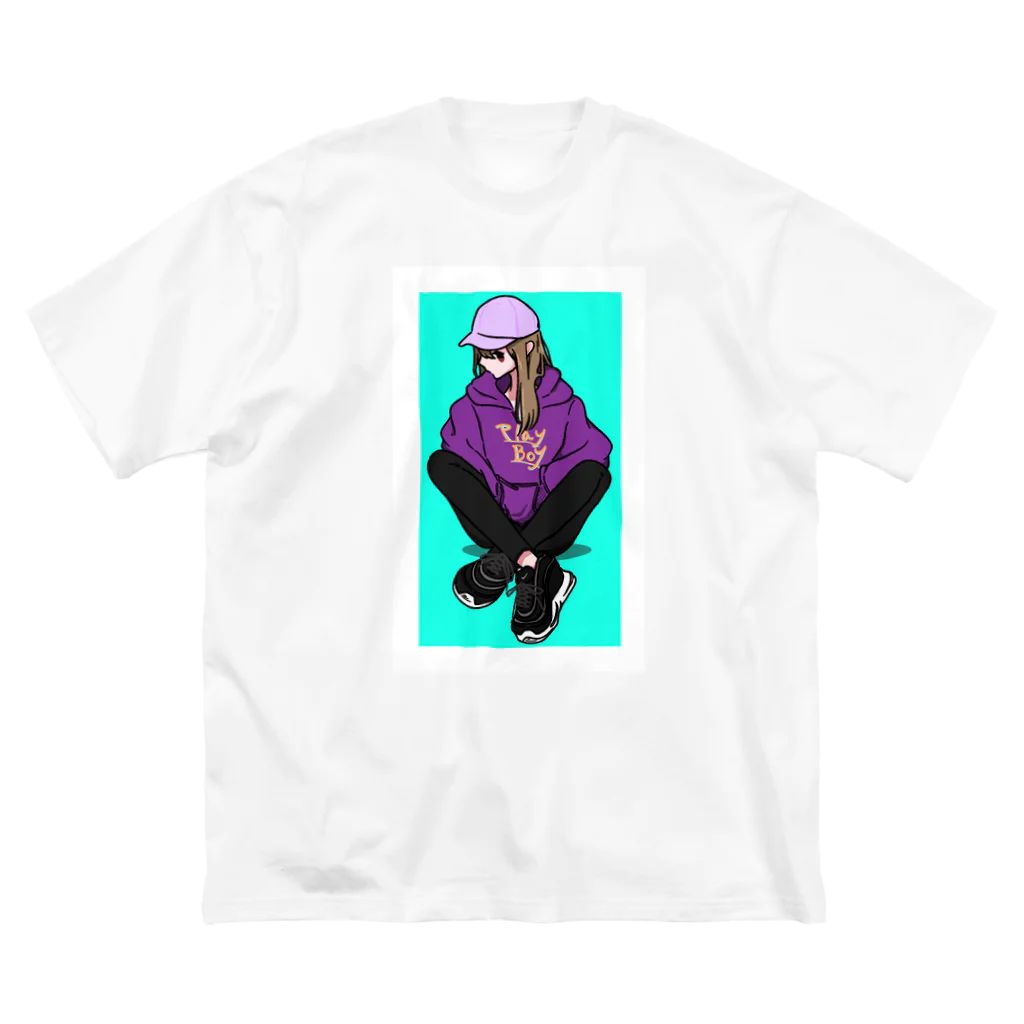 food_のPray boy Big T-Shirt