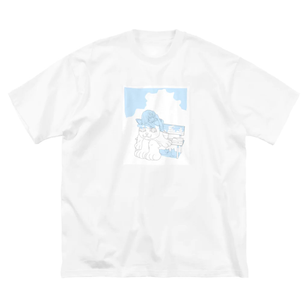 nya-mew（ニャーミュー）のねこのひとやすみ Big T-Shirt