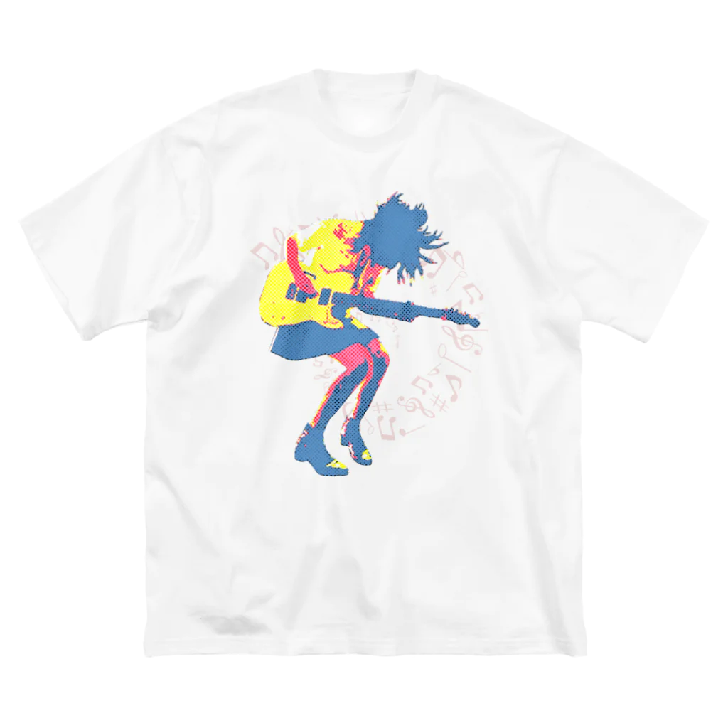 やまびこやまのギターガール004 Big T-Shirt