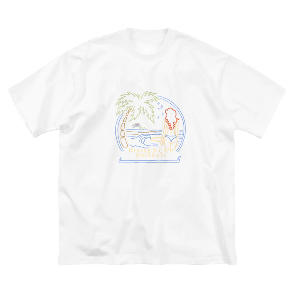 holoholoのholoholo in kailua beach ビッグシルエットTシャツ