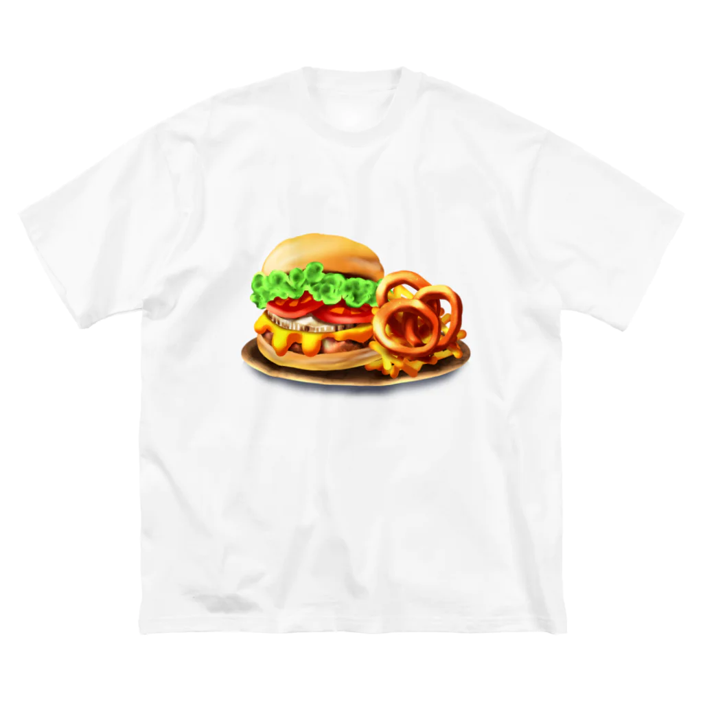 くまがすきのハンバーガーセット Big T-Shirt