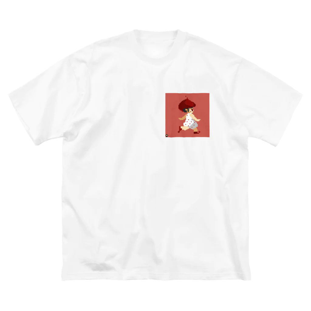 two-wayの走るキノコの子 Big T-Shirt