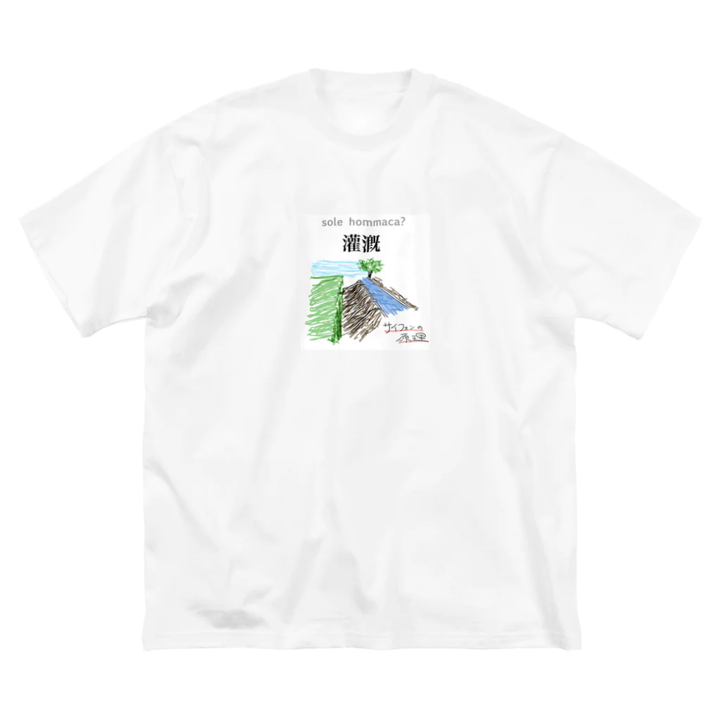 RyoerKの「sole hommaca?」シリーズ  「灌漑」 Big T-Shirt