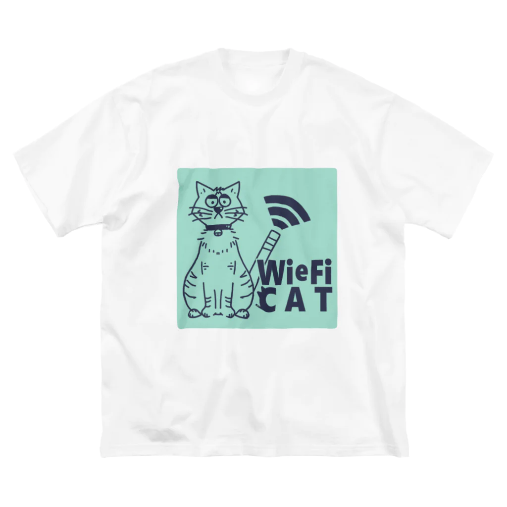 なかしま わか🦀のWieFi CAT（ウィーフィーキャット） Big T-Shirt