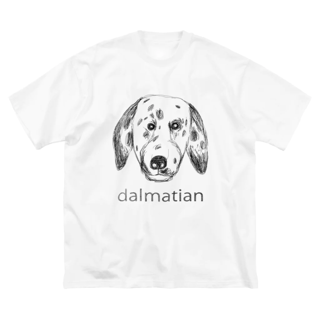 NocatnolifeのDalmatian ビッグシルエットTシャツ