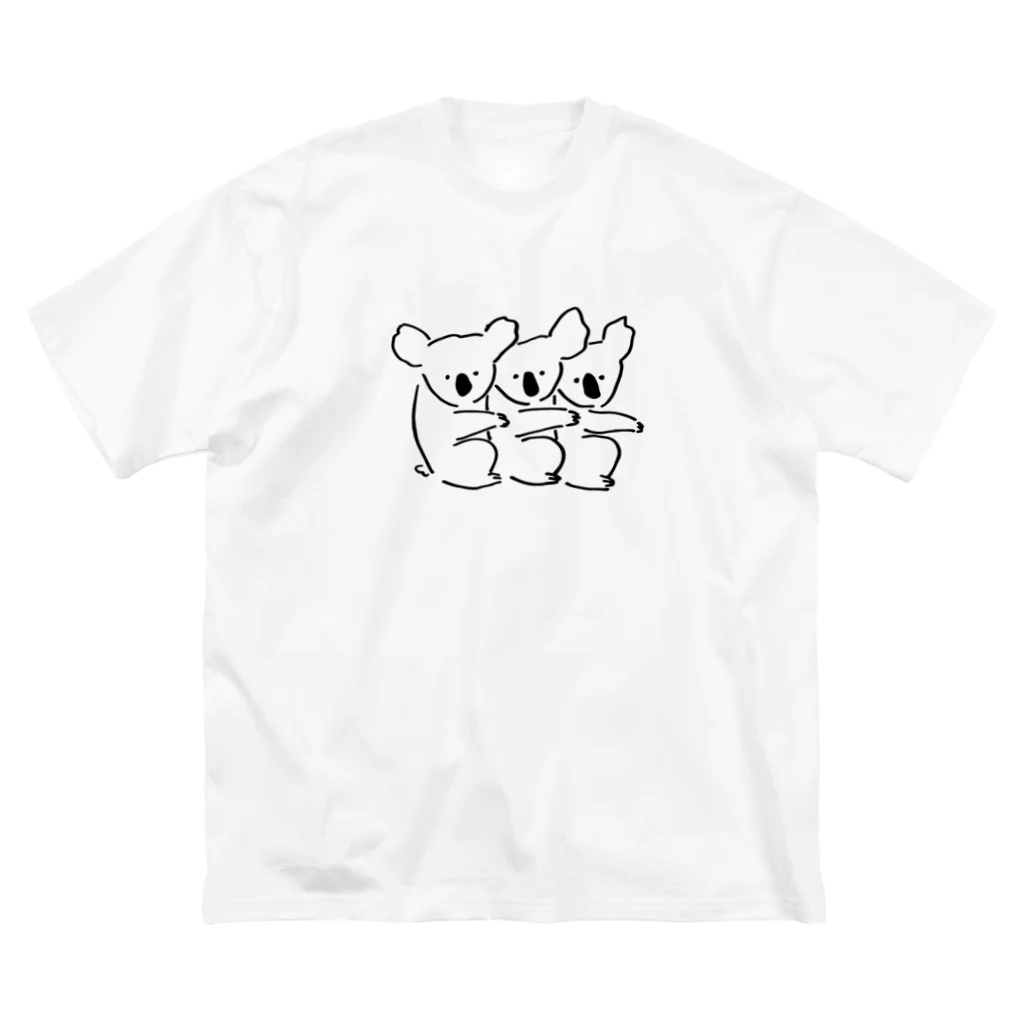 omt_yrkのコアラ三兄弟 ビッグシルエットTシャツ