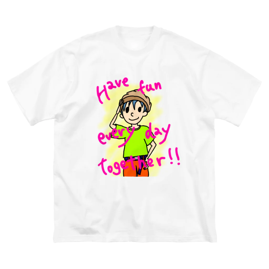 a-stilbe (アスチルベ)のHave fun every day together! Big T-Shirt